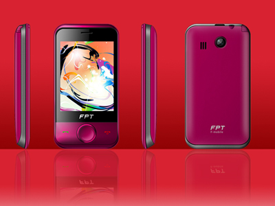 FPT B8210 có 3 màu thời trang là trắng, đen và hồng. Máy được bán với mức giá hơn 1 triệu đồng.