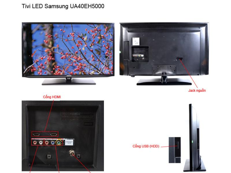 Mô tả chức năng của<br/> LED Samsung UA40EH5000