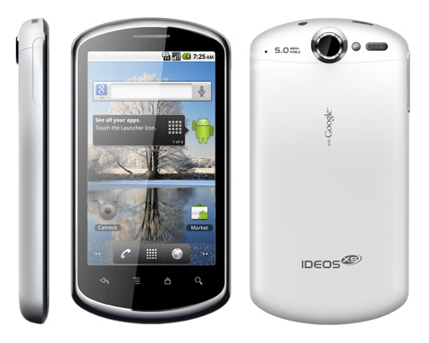 Huawei IDEOS X5 nổi bật với vẻ bề ngoài lịch lãm, sang trọng
