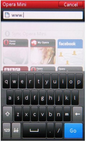 Sony Ericsson txt pro - Lướt web tiết kiệm với Opera mini
