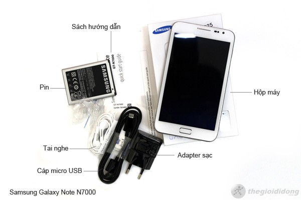 Bộ bán hàng chuẩn Samsung Galaxy Note