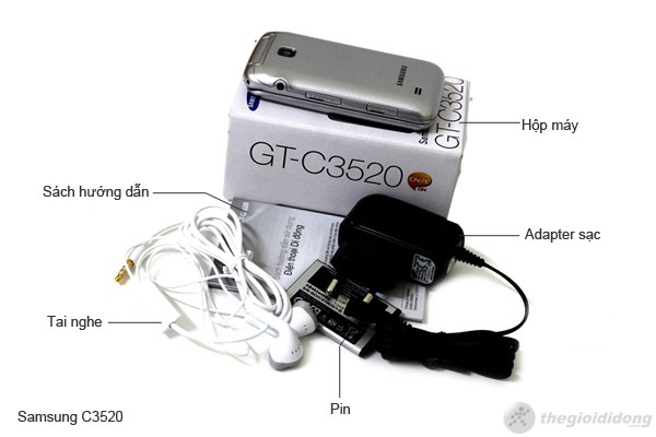 Bộ bán hàng chuẩn Samsung C3520 Bộ bán hàng chuẩn Samsung C3520