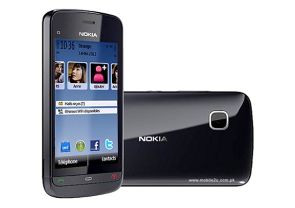Nokia C5-06 hỗ trợ Camera 2.0 MP