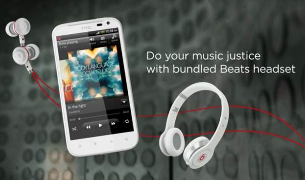 HTC Sensation XL - âm thanh beats audio
