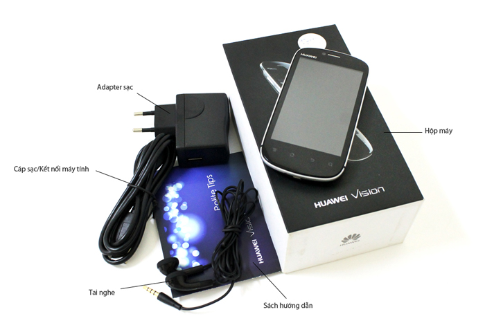 Bộ bán hàng chuẩn của Huawei U8850 Bộ bán hàng chuẩn của Huawei U8850
