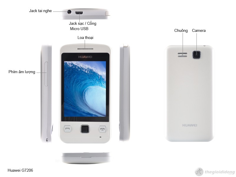 Mô tả chức năng Huawei G7206 Mô tả chức năng Huawei G7206