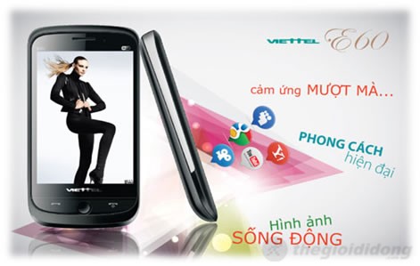 Viettel E60 có phong cách hiện đại
