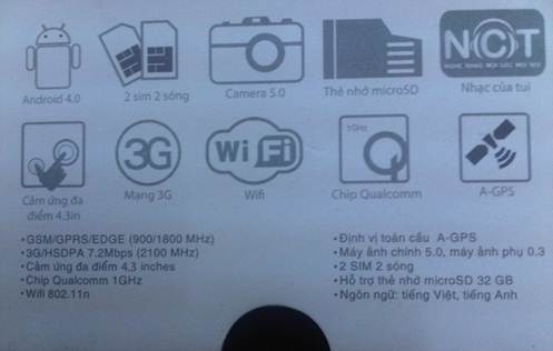 Mobiistar Touch Kem 430 - cấu hình tốt