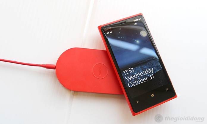 Công nghệ sạc không dây tiên tiến cũng có mặt trên Lumia 920