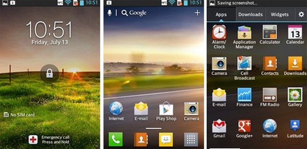 Giao diện Android 4.0 tùy biến của LG Optimus L5 Dual E615