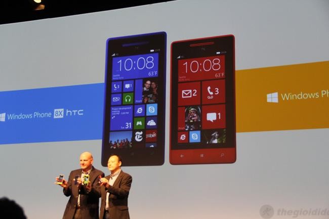 HTC 8X chiếc điện thoại đầu tiền windows Phone 8