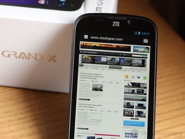 Lướt web dễ dàng và tiện lợi trên ZTE-U V970M