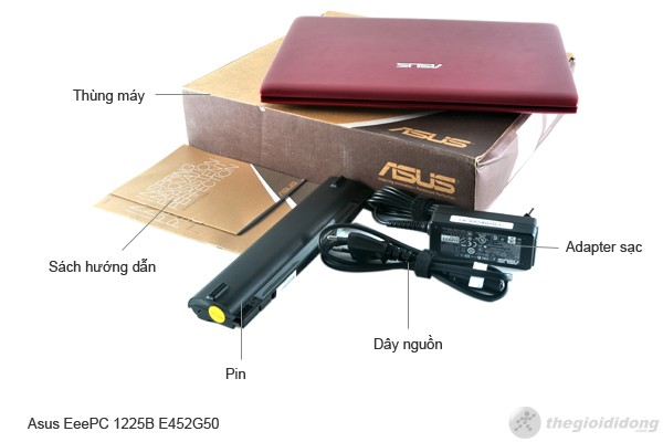 Bộ bán hàng Asus EeePC 1225B E452G50 Bộ bán hàng Asus EeePC 1225B E452G50