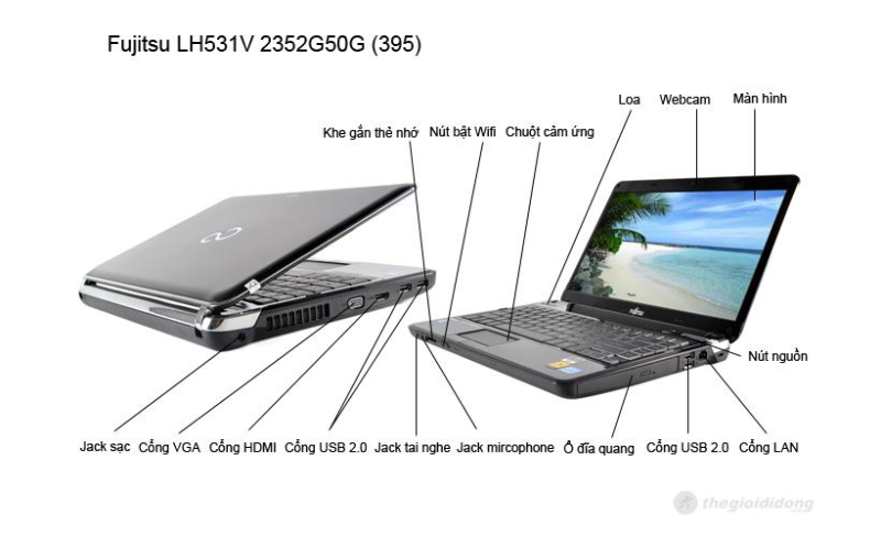 Mô tả chức năng Fujitsu FUJITSU lh531vV Mô tả chức năng Fujitsu FUJITSU lh531vV