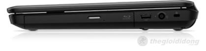 Bên trái với các cổng USB 2.0, HDMI, LAN, VGA, headphone, microphone