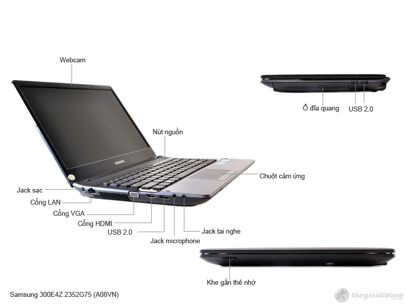 Mô tả chức năng Samsung 300E4Z 2352G75 Mô tả chức năng Samsung 300E4Z 2352G75
