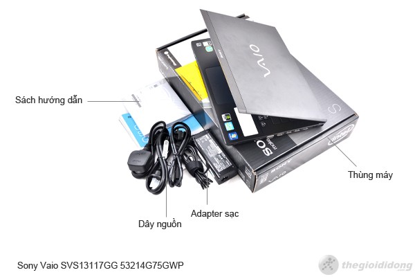 Bộ bán hàng chuẩn Sony Vaio SVS13117GG Bộ bán hàng chuẩn Sony Vaio SVS13117GG