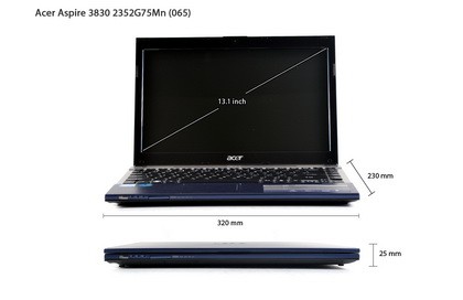 Kích thước Laptop Acer Aspire 3830 2352G50Mn Kích thước Laptop Acer Aspire 3830 2352G50Mn