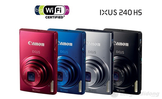 Canon IXUS 240 HS  chạm là chụp và chia sẻ