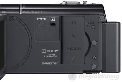 Sony HDR-XR260E5 trang bị hệ thống âm thanh vòm Dolby Digital