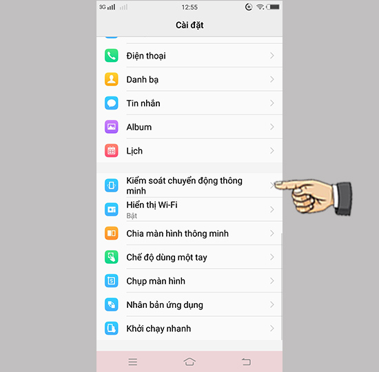 Kiểm soát màn hình thông minh