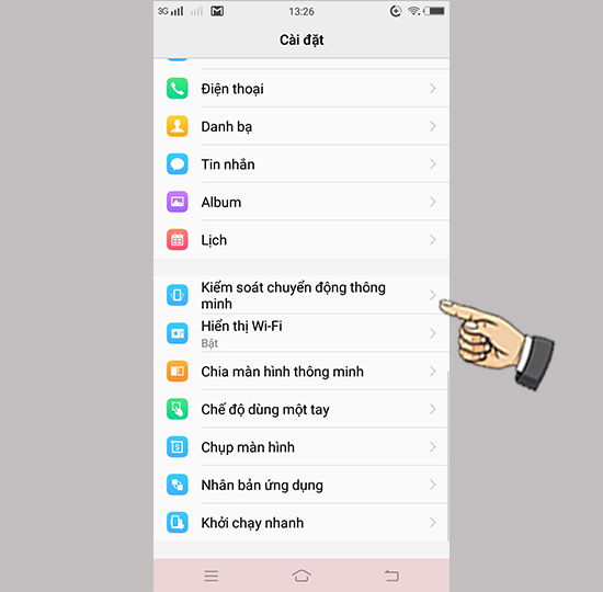 Kiểm soát chuyển động thông minh