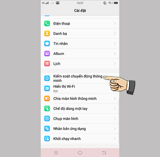 Kiểm soát chuyển động thông minh