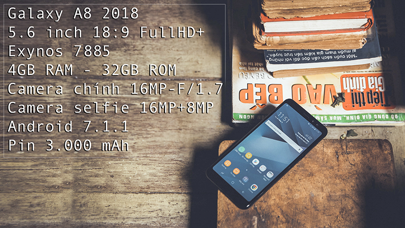Trên tay Galaxy A8 2018 Trên tay Galaxy A8 2018