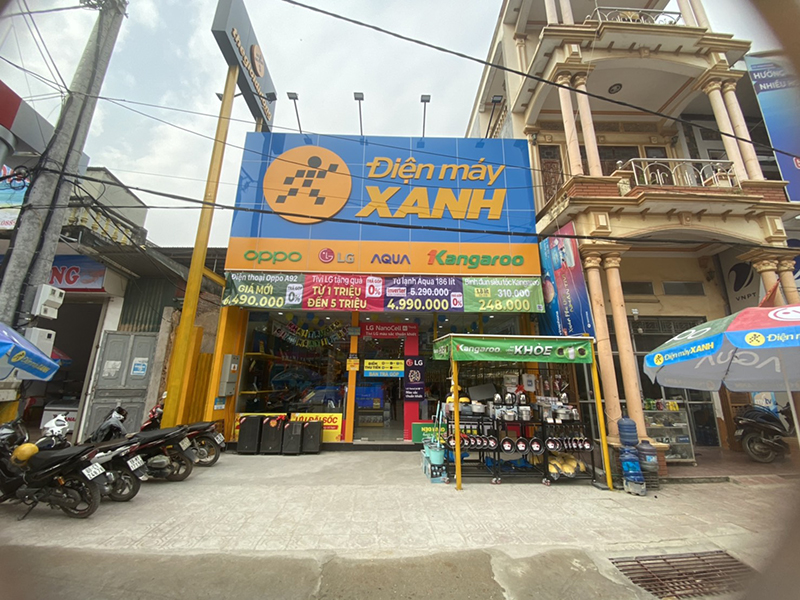 Điện máy XANH Đôn Hậu tại TP Vĩnh Yên  Vĩnh Phúc thông tin địa chỉ số  điện thoại