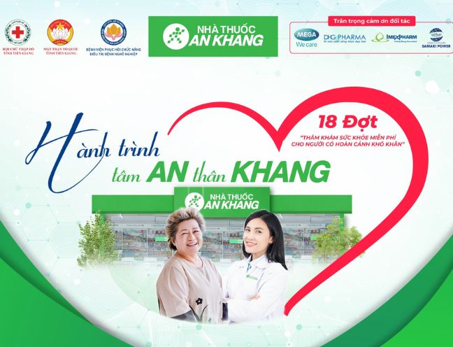 Hành trình Tâm An Thân Khang thăm khám miễn phí tại Tiền Giang