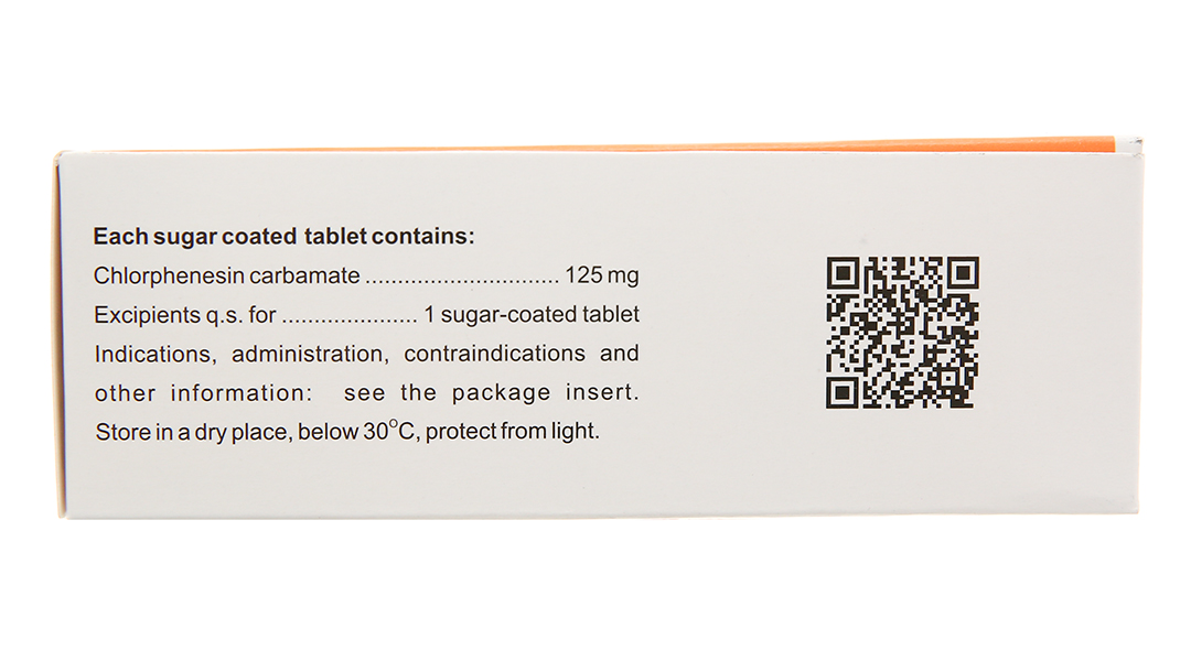 Philclonestyl 125mg trị đau do co cứng cơ