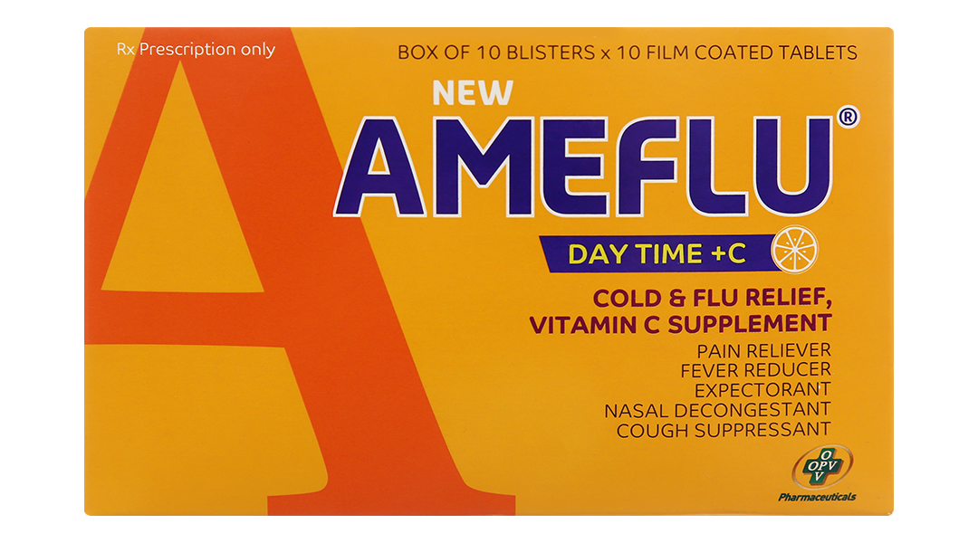 New Ameflu Daytime + C giảm các triệu chứng cảm cúm, cảm lạnh