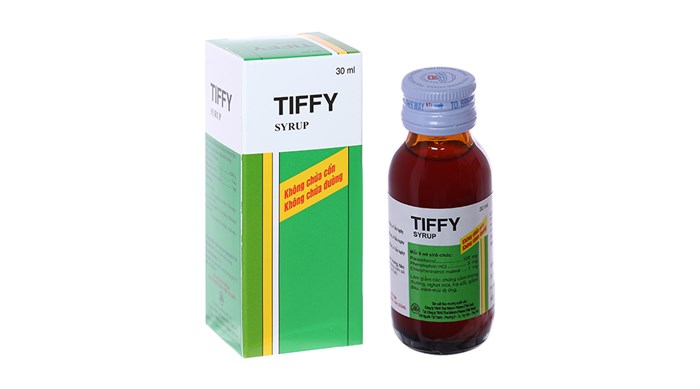 Siro trị cảm cúm cho trẻ Tiffy chai 30ml