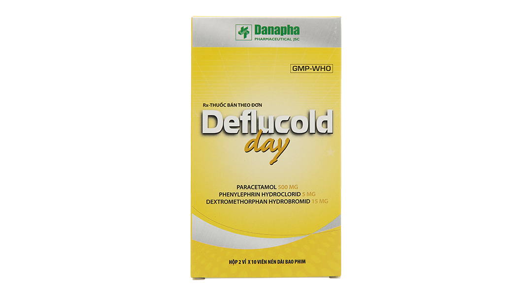 Deflucold Day trị các triệu chứng cảm cúm