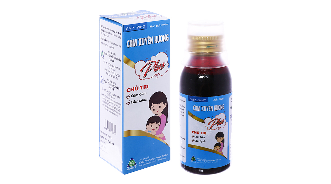 Siro Cảm Xuyên Hương Plus trị cảm cúm, cảm lạnh