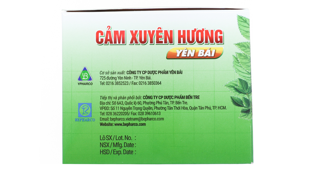 Cảm Xuyên Hương Yên Bái trị cảm cúm, cảm lạnh