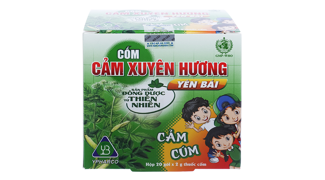 Thuốc cốm Cảm Xuyên Hương Yên Bái giảm triệu chứng cảm cúm, cảm lạnh