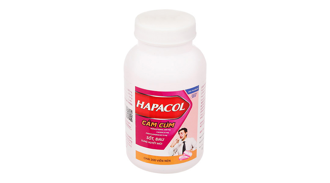 Hapacol Cảm Cúm trị các triệu chứng của cảm cúm