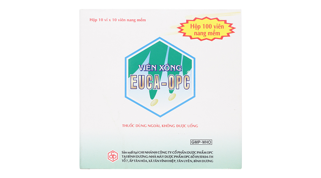 Viên xông Euca-OPC sát khuẩn hô hấp, giải cảm