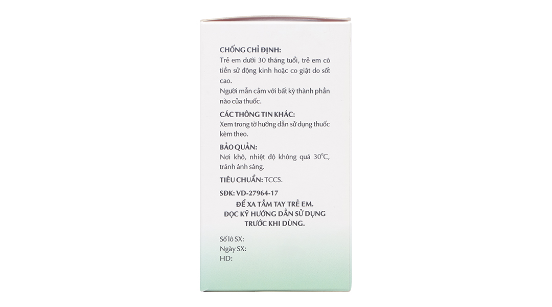 Viên xông Euca-OPC sát khuẩn hô hấp, giải cảm