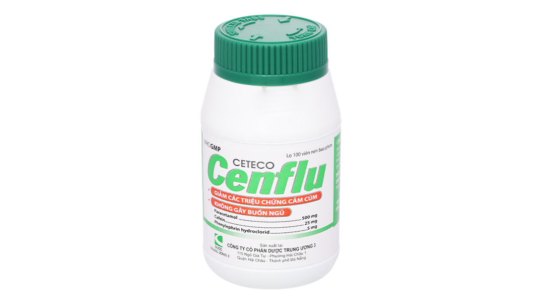 Cetecocenflu trị các triệu chứng cảm cúm