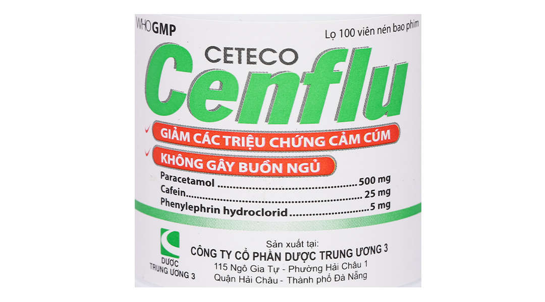 Cetecocenflu trị các triệu chứng cảm cúm