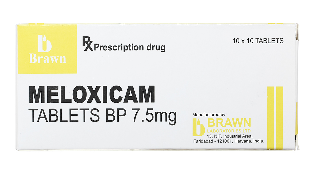 Meloxicam Brawn 7.5mg giảm đau, kháng viêm xương khớp