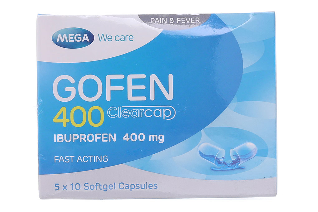 Gofen 400 Clearcap giảm đau, hạ sốt, kháng viêm