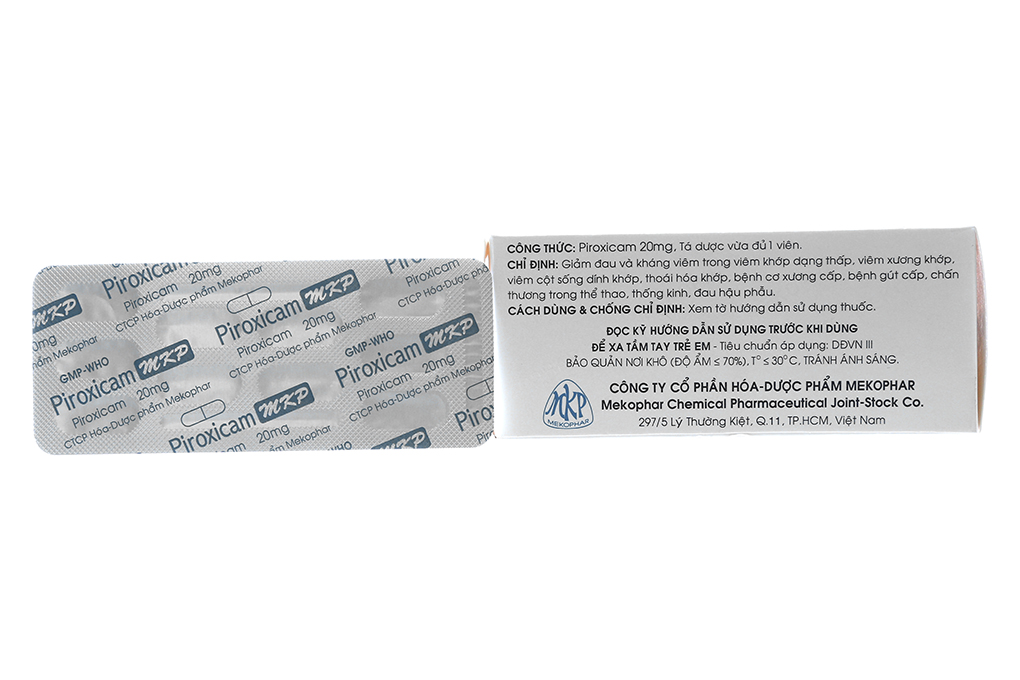 Piroxicam MKP 20mg giảm đau, kháng viêm xương khớp