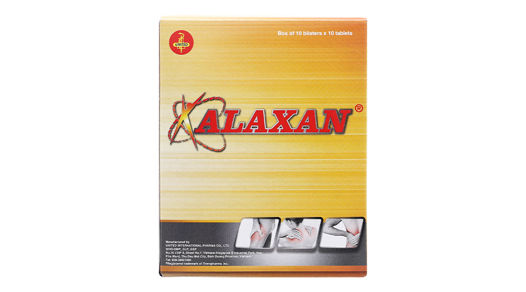 Alaxan giảm các cơn đau cơ xương nhẹ đến trung bình