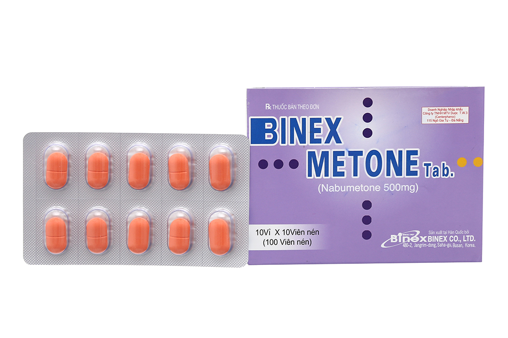 Binex Metone 500mg điều trị viêm xương khớp