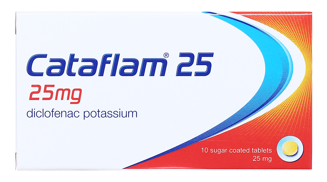 Cataflam 25mg giảm đau, kháng viêm xương khớp