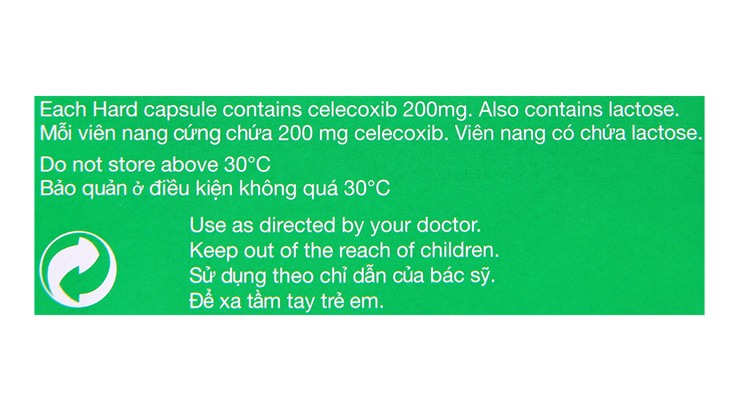 Celebrex 200mg giảm đau, kháng viêm xương khớp