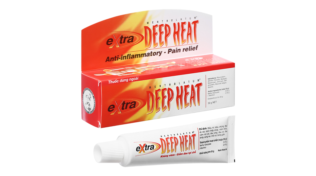 Kem bôi Extra Deep Heat trị đau do thấp khớp, viêm khớp
